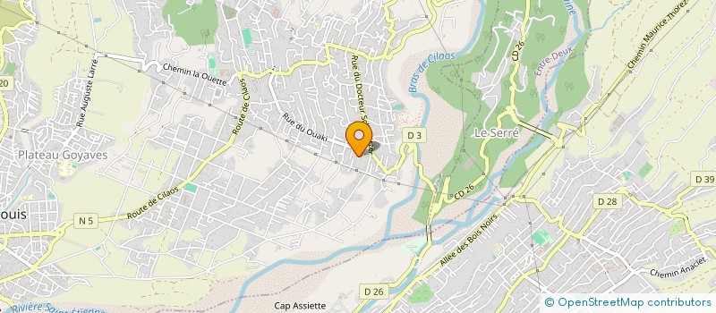 localisation de l'entreprise SOCIETE DES SERVICES FUNERAIRES DE ST LOUIS  SAINT-LOUIS