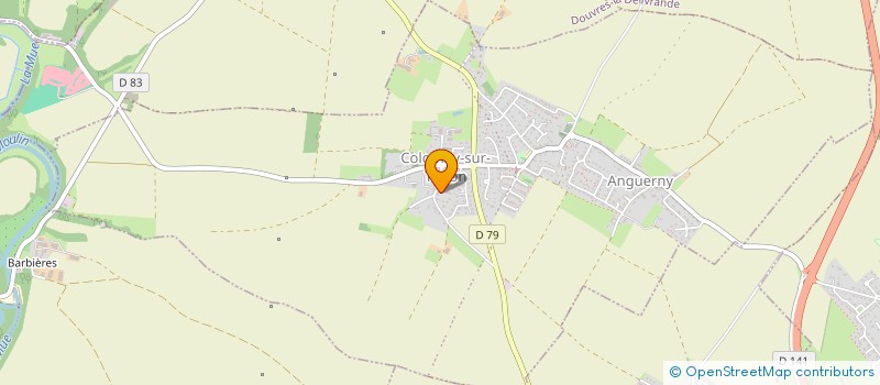 localisation de l'entreprise SOCIETE DES SIX MONTS  FONTAINE-HENRY