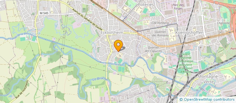 localisation de l'entreprise SOCIETE DES TECHNOLOGIES TELEPHONIQUES ET DE TELECOMMUNICATION  ECKBOLSHEIM