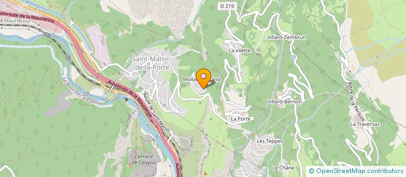 localisation de l'entreprise SOCIETE DES TELEPHERIQUES D'ORELLE à ORELLE