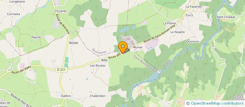 localisation de l'entreprise SOCIETE DES TEXTILES DE MUNAS à ARDOIX