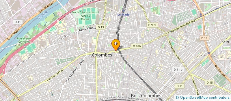 localisation de l'entreprise SOCIETE DES TILLEULS  COLOMBES