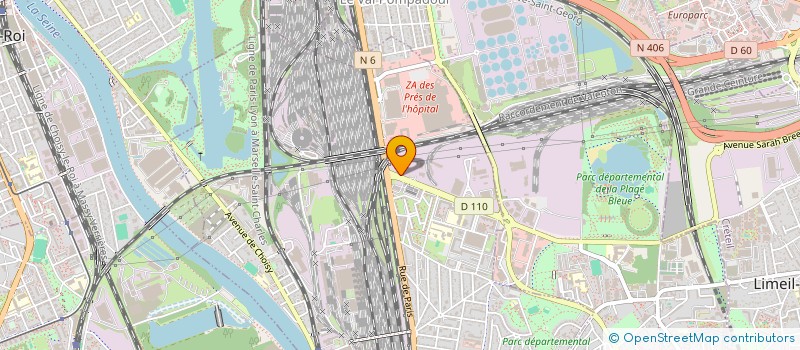 localisation de l'entreprise SOCIETE DES TRANSPORTS ANDRIEUX  VILLENEUVE-SAINT-GEORGES