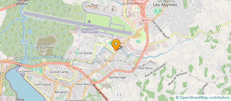localisation de l'entreprise SOCIETE DES TRANSPORTS BEAUBOIS à LES ABYMES