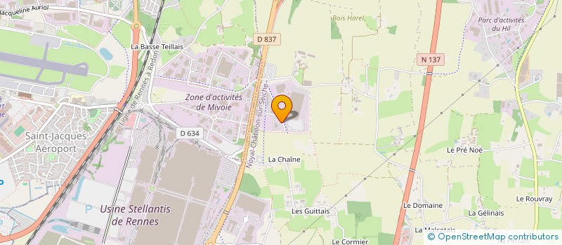localisation de l'entreprise SOCIETE DES TRANSPORTS BUTAULT à NOYAL-CHATILLON-SUR-SEICHE