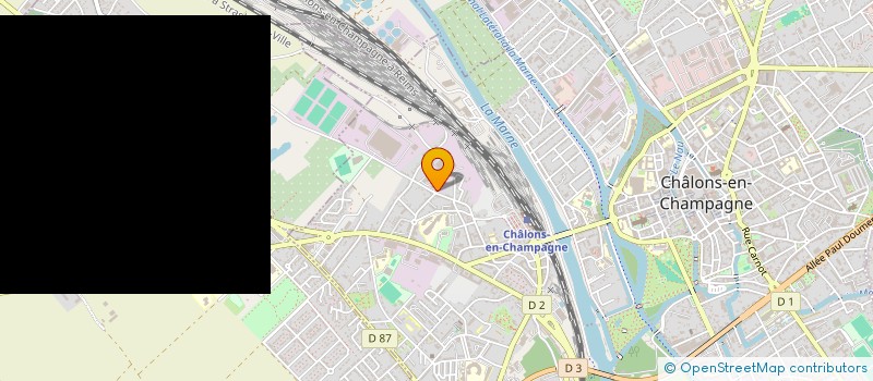 localisation de l'entreprise SOCIETE DES TRANSPORTS DEPARTEMENTAUX DE LA MARNE  CHALONS-EN-CHAMPAGNE