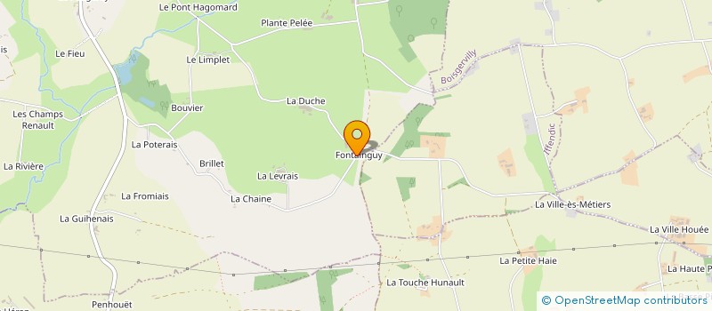 localisation de l'entreprise SOCIETE DES TRANSPORTS GUEGAN  SAINT-ONEN-LA-CHAPELLE