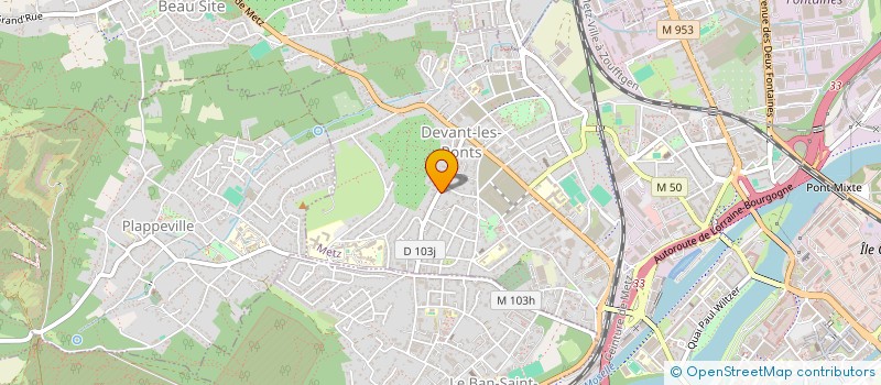 localisation de l'entreprise SOCIETE DES TRANSPORTS GUTHMULLER  METZ