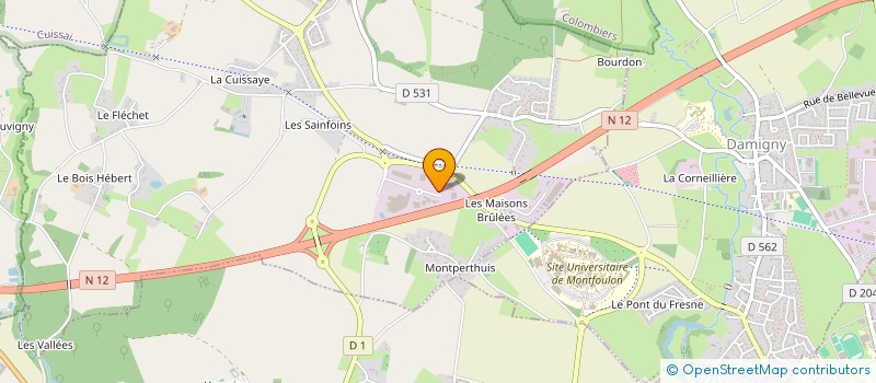 localisation de l'entreprise SOCIETE DES TRANSPORTS HATTET PREAUX à LONRAI