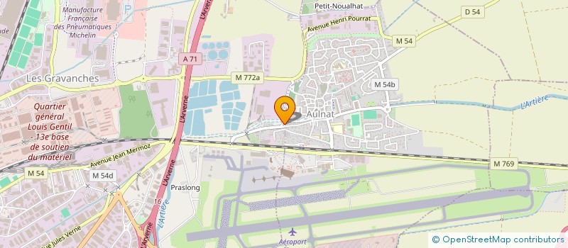 localisation de l'entreprise SOCIETE DES TRANSPORTS LABOURIER à AULNAT