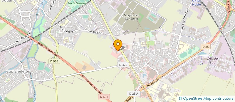 localisation de l'entreprise SOCIETE DES TRANSPORTS LAMBRESIENS  LAMBRES-LEZ-DOUAI