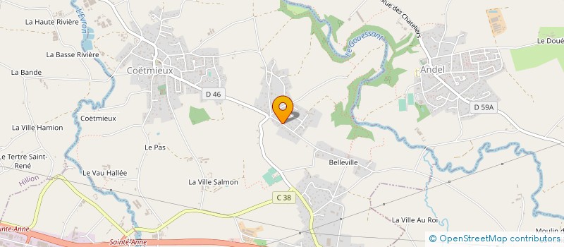 localisation de l'entreprise SOCIETE DES TRANSPORTS LE FLOCHMOEN à COETMIEUX