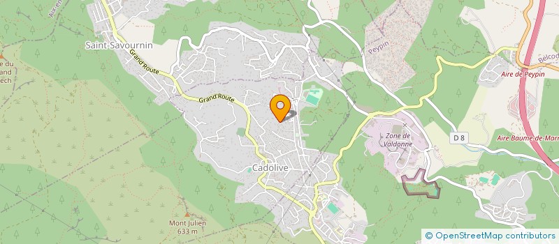localisation de l'entreprise SOCIETE DES TRANSPORTS MARSEILLAIS à CADOLIVE