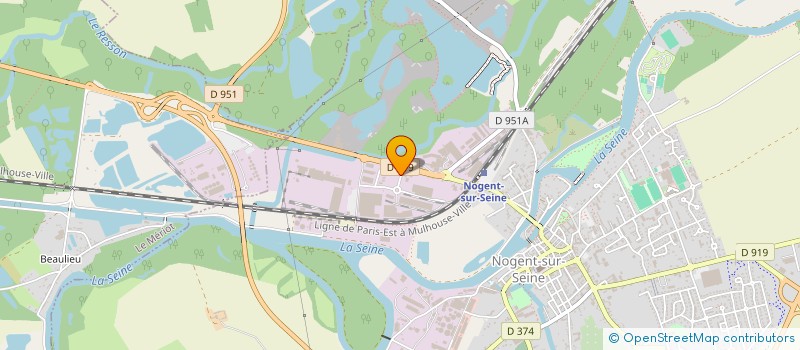 localisation de l'entreprise SOCIETE DES TRANSPORTS NONAT  NOGENT-SUR-SEINE