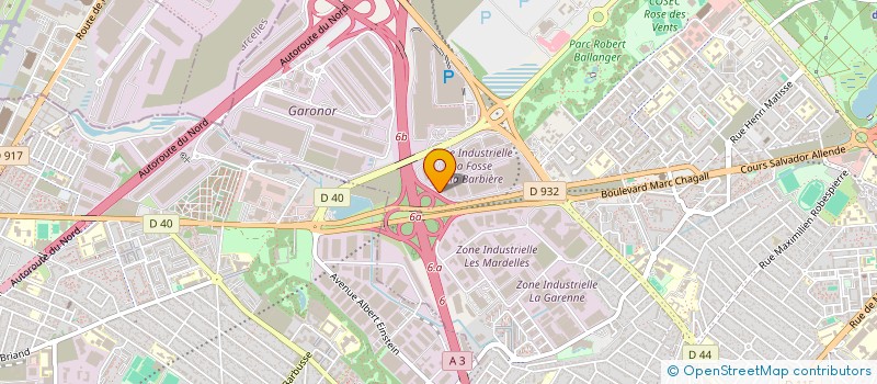 localisation de l'entreprise SOCIETE DES TRANSPORTS PELLETIER  AULNAY-SOUS-BOIS