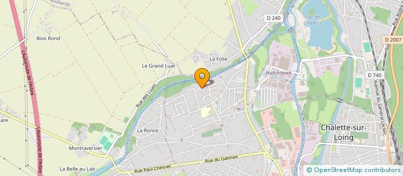 localisation de l'entreprise SOCIETE DES TRANSPORTS PIERRE JANSSENS à CHALETTE-SUR-LOING