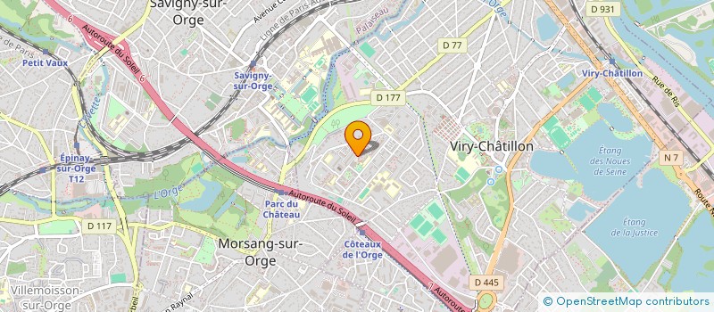 localisation de l'entreprise SOCIETE DES TRANSPORTS RENAI à VIRY-CHATILLON