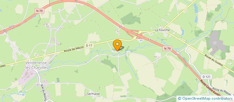 localisation de l'entreprise SOCIETE DES TRANSPORTS ROBERT à VENDENESSE-LES-CHAROLLES