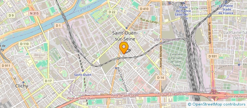 localisation de l'entreprise SOCIETE DES TRANSPORTS SACAVIN ET FILS à SAINT-OUEN-SUR-SEINE