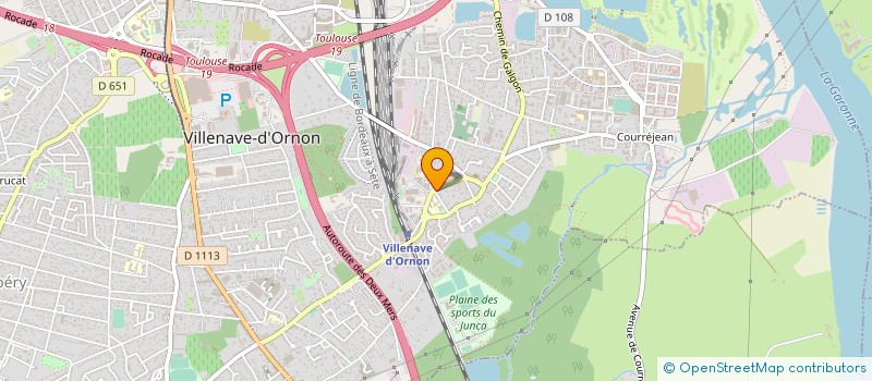 localisation de l'entreprise SOCIETE DES TRANSPORTS VILLENAVAIS  VILLENAVE-D'ORNON