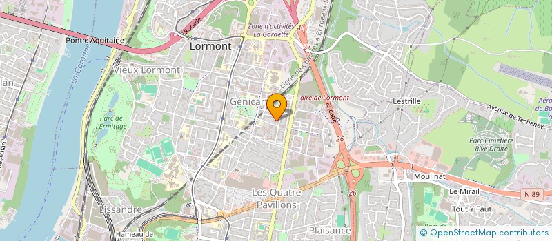 localisation de l'entreprise SOCIETE DES TRAVAUX BATIMENT MACONNERIE à LORMONT