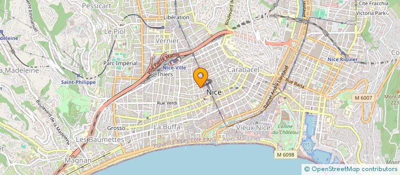 localisation de l'entreprise SOCIETE DES TRAVAUX DE BATIMENT à NICE