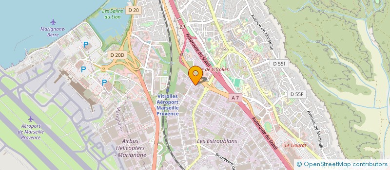 localisation de l'entreprise SOCIETE DES TRAVAUX PHOCEENS à VITROLLES