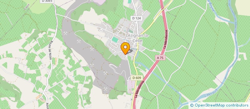 localisation de l'entreprise SOCIETE DES TRAVAUX PUBLICS DU SUD OUEST à LEZIGNAN-LA-CEBE