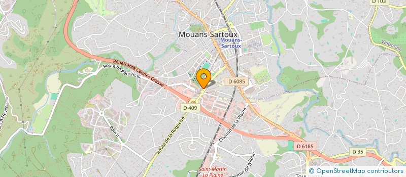 localisation de l'entreprise SOCIETE DES TRAVAUX PUBLICS MANDELIEU à MOUANS-SARTOUX