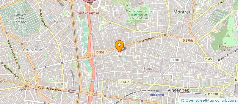 localisation de l'entreprise SOCIETE DES TROIS APPLICATIONS à MONTREUIL