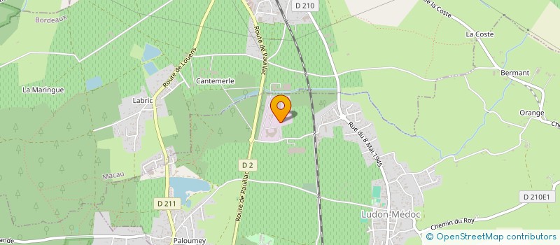 localisation de l'entreprise SOCIETE DES TROIS FRERES  LUDON-MEDOC