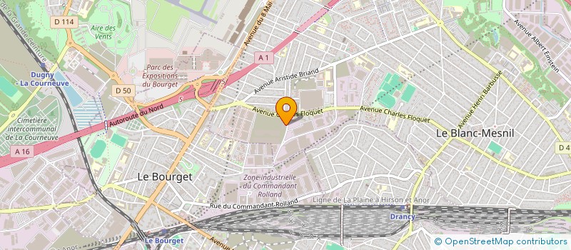 localisation de l'entreprise SOCIETE DES TUBES DE MONTREUIL à LE BLANC-MESNIL
