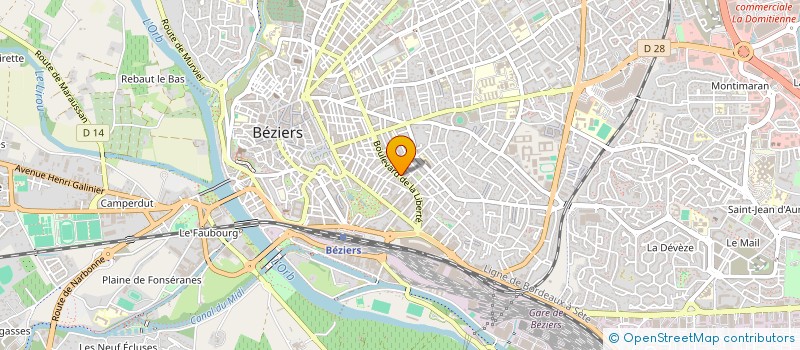 localisation de l'entreprise SOCIETE DES VEHICULES INDUSTRIELS à BEZIERS