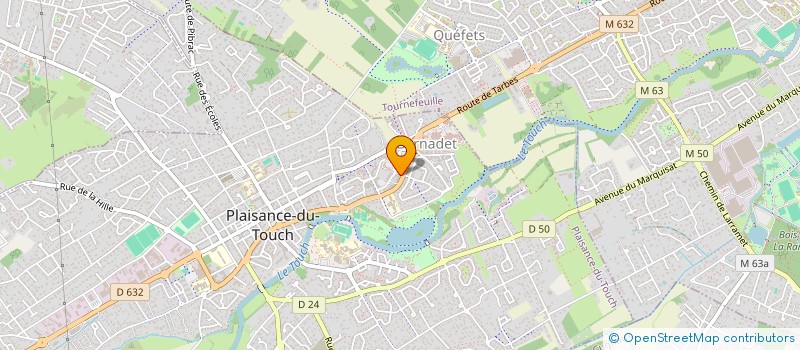 localisation de l'entreprise SOCIETE DES VETERINAIRES DE LA RIVIERE à PLAISANCE-DU-TOUCH