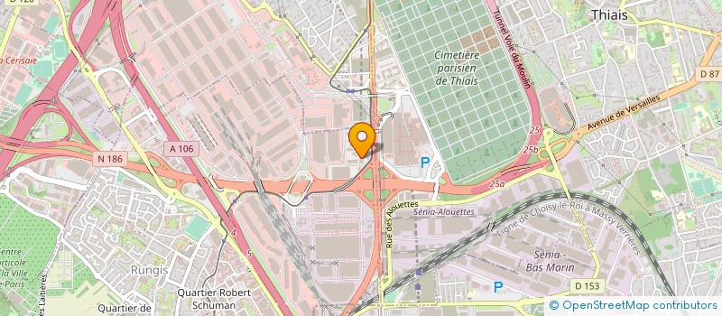 localisation de l'entreprise SOCIETE DES VIANDES DE RUNGIS  RUNGIS