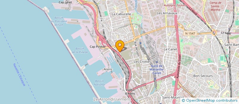 localisation de l'entreprise SOCIETE DES VIANDES ISLAMIQUES DU MIDI à MARSEILLE