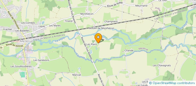 localisation de l'entreprise SOCIETE DES VINS DE LAURENT GERRA  MEZERIAT