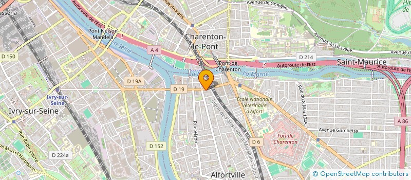 localisation de l'entreprise SOCIETE DESCAMPS IMMOBILIERE  ALFORTVILLE