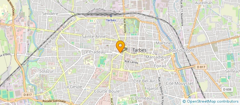 localisation de l'entreprise SOCIETE DESIGN  TARBES