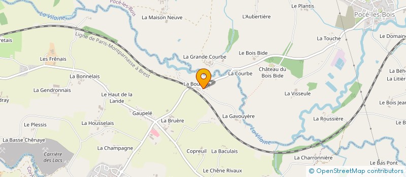 localisation de l'entreprise SOCIETE DESILLES  SAINT-AUBIN-DES-LANDES