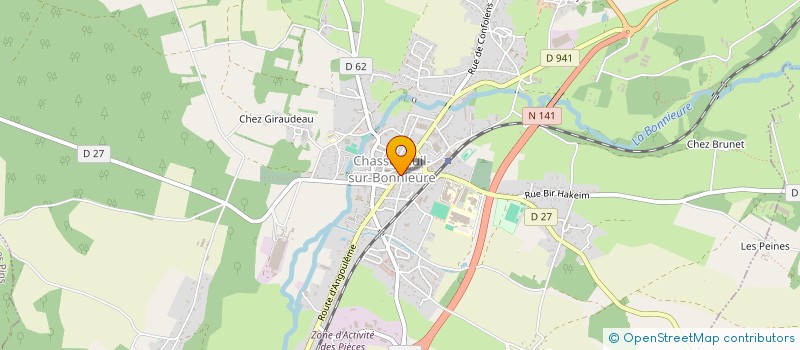 localisation de l'entreprise SOCIETE DESVAUX à CHASSENEUIL-SUR-BONNIEURE