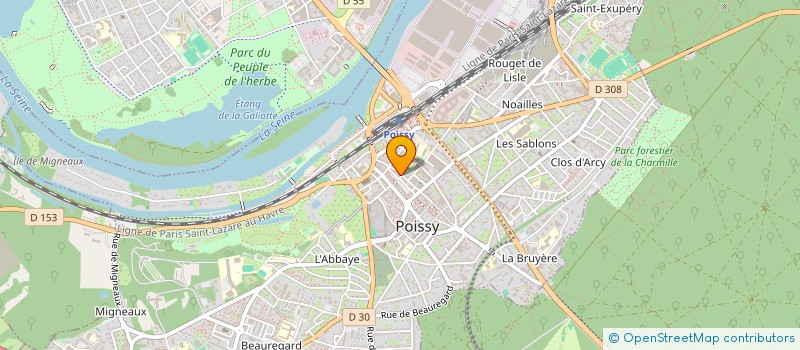 localisation de l'entreprise SOCIETE DESVAUX ET FILS  POISSY