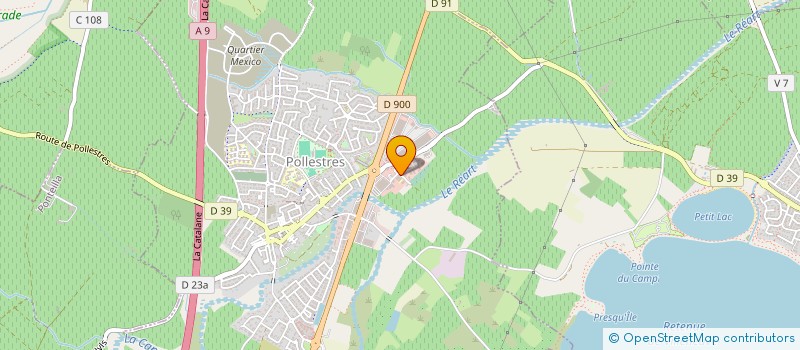 localisation de l'entreprise SOCIETE DEVELOPPEMENT PERFORMANCE  POLLESTRES