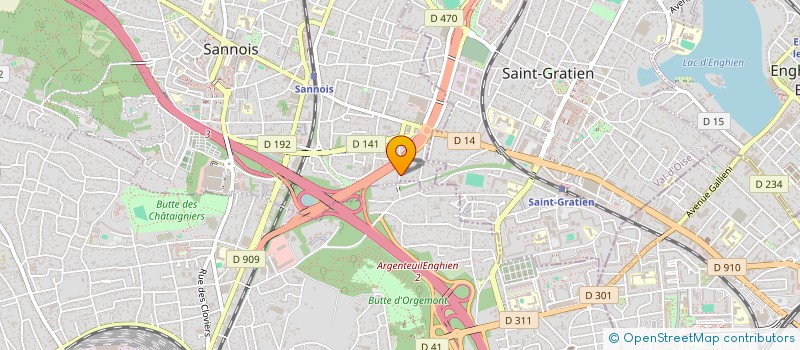 localisation de l'entreprise SOCIETE DI BENEDETTO à SANNOIS