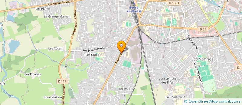 localisation de l'entreprise SOCIETE DI MEO MOCELLIN AUTOS à PERONNAS