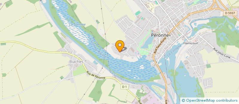 localisation de l'entreprise SOCIETE DIANE DE BEAUREVOIR  PERONNE