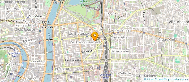 localisation de l'entreprise SOCIETE DIDIER REBAUDET ET ASSOCIES à LYON