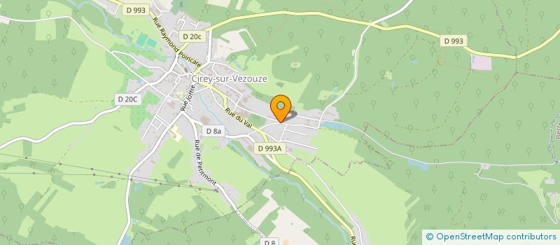 localisation de l'entreprise SOCIETE DIDION ET COMPAGNIE  CIREY-SUR-VEZOUZE