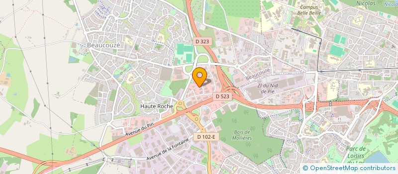 localisation de l'entreprise SOCIETE DIFA SA à BEAUCOUZE