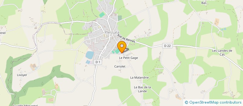 localisation de l'entreprise SOCIETE DIFFUSION SERVICES à LE MENE